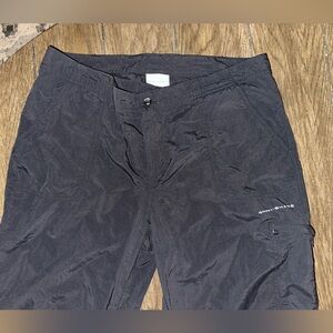 Columbia PFG Pants Women's 10 Convertible Roll Tab Fishing  Gorpcore Omni black